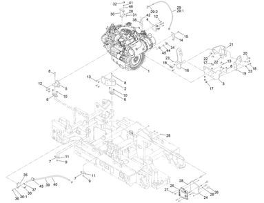 Part Location Diagram of 132-1356 Toro Mount-Isolator