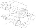 Part Location Diagram of 110885 Toro Assembly Wheel & Tire