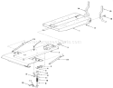 Frame Diagram and Parts List for 33-08BP01 1985 Toro Lawn Tractor