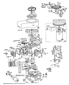 Model 190707-0142 Engine Assembly (Electric Start) Briggs & Stratton Diagram and Parts List for 55256 1000001 - 1999999 Toro Lawn Tractor