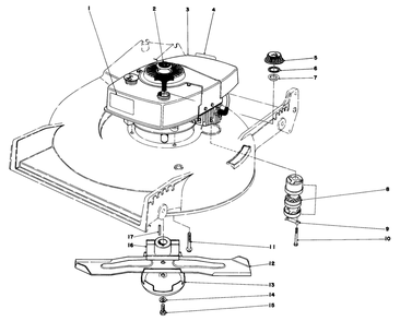 Engine Assembly Diagram and Parts List for 20700 9000001 - 9999999 Toro Lawn Mower