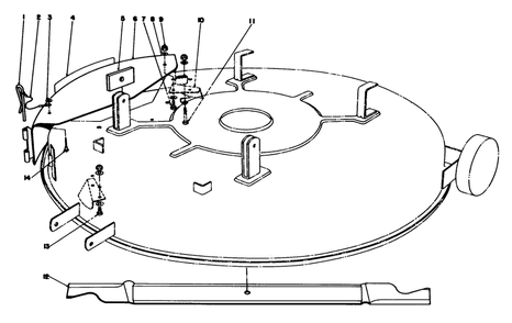 Mulcher Kit Model 59155 (Optional) Diagram and Parts List for 56145 4000001 - 4999999 Toro Lawn Tractor