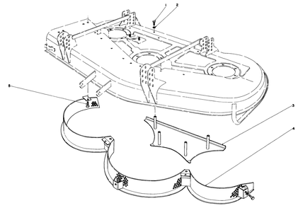 Mulcher Kit Model No. 30700 (Optional) (For Cutting Unit Model 30555) Diagram and Parts List for 30798 9000001 - 9999999 Toro Lawn Tractor