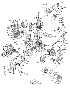 Engine Tecumseh Model No. Hm 80-155169f Diagram and Parts List for 38085 0000001 - 0999999 Toro Snow Blower