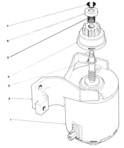Starter Assembly Diagram and Parts List for 20574 4000001 - 4999999 Toro Lawn Mower