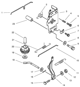 Control Equipment Kawasaki Model Fb460v Type Ks08 Diagram and Parts List for 30167 990001 - 999999 Toro Lawn Tractor Accessories