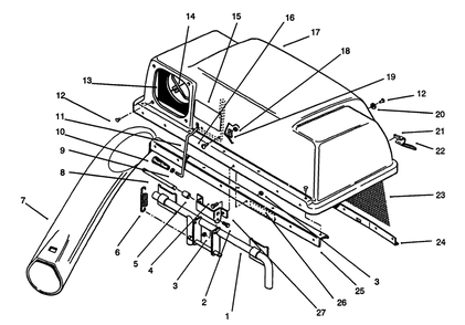 Part Location Diagram of 92-1735 Toro Screen Support