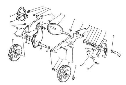 Part Location Diagram of 702360 Toro Tine-R.H.