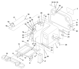 Part Location Diagram of 98-3005 Toro Pin-Clevis