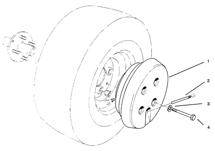Wheel Weight Diagram and Parts List for 30761 490001 - 499999 Toro Snow Blower