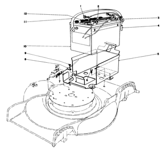 Battery Assembly Diagram and Parts List for 17046 9000001 - 9999999 Toro Lawn Mower