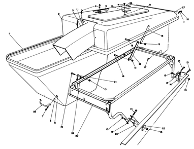 Part Location Diagram of 564610 Toro Pivot-Bagger