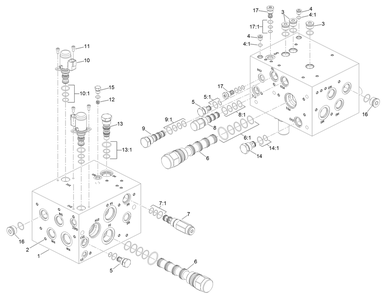 Part Location Diagram of 125-7561 Toro Seal Kit
