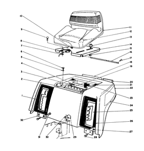 Part Location Diagram of 82-8360 Toro Decal-Trim Rear
