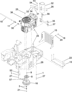 Part Location Diagram of 103-8368 Toro Clamp-Muffler
