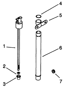 Dipstick-Kohler Engine Model No. Mv18s-Type 58543 Diagram and Parts List for 30190 10000001 - 19999999 Toro Lawn Tractor Accessories