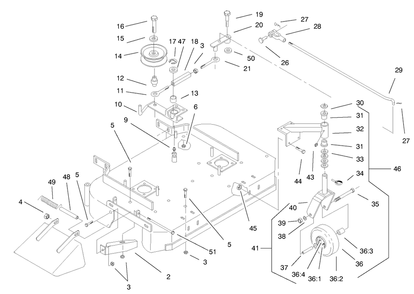 Part Location Diagram of E324344 Toro DISCONTINUED