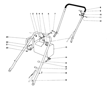 Part Location Diagram of 3-5136 Toro DISCONTINUED