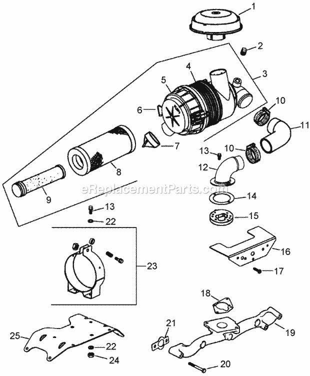 Part Location Diagram of 2401484-S Toro Crankshaft
