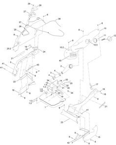 Fuel Assembly Diagram and Parts List for 76501 417260000 - 417274022 Toro Lawn Tractor