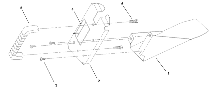Discharge Plug Assembly (Model No. 20458 Only) Diagram and Parts List for 20448 7900001 - 7999999 Toro Lawn Mower
