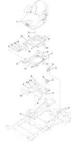 Part Location Diagram of 125-9382 Toro Decal-Service Aid