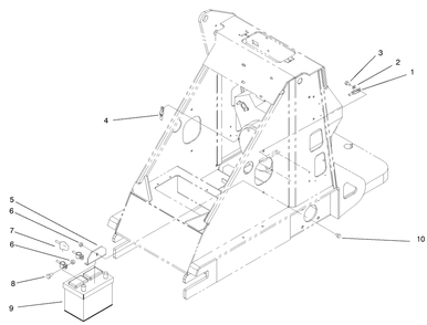 Electrical Assembly Diagram and Parts List for 22300 890001 - 899999 Toro Lawn Tractor Accessories