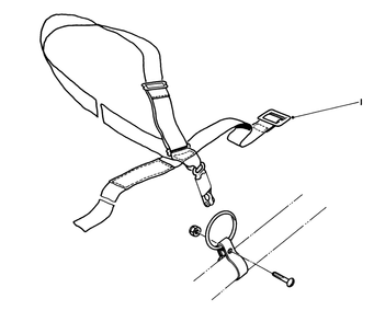Deluxe Harness No. 46-2960 (Optional) Diagram and Parts List for 51603 2000001 - 2999999 Toro Trimmer