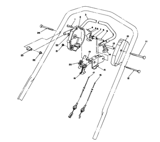 Traction Control Assembly Diagram and Parts List for 26622 9000001 - 9999999 Toro Lawn Mower