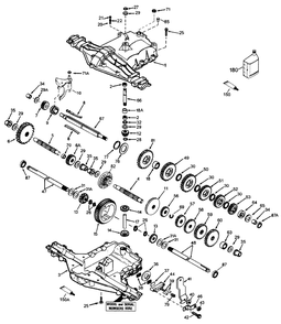 Peerless Transaxle Model Mst 205-509 Diagram and Parts List for 71201 6900001 - 6999999 Toro Lawn Tractor