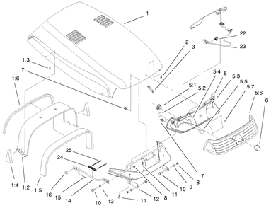 Part Location Diagram of 98-7210 Toro DISCONTINUED