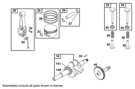 Part Location Diagram of 498679 Toro Piston Assembly. (.030