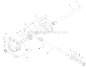 Part Location Diagram of 119-7640 Toro Washer-Thrust