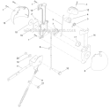 Part Location Diagram of 106-7281 Toro Lever-chute Control, Rh