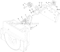 Impeller Drive Diagram and Parts List for 37772 313000001-313999999 - 2013 Toro Snow Blower