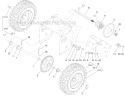 Drive Diagram and Parts List for 37772 313000001-313999999 - 2013 Toro Snow Blower
