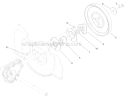 Impeller Diagram and Parts List for 37772 313000001-313999999 - 2013 Toro Snow Blower