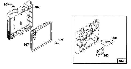 Engine Briggs & Stratton Model 127702-0115-01 Diagram and Parts List for 20903B 4900001 - 4999999 Toro Lawn Mower