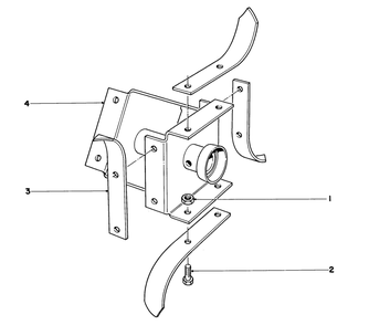 Pick Tine Kit Model No. 17-8200 (Optional) Diagram and Parts List for 58007 0000001 - 0999999 Toro Tiller