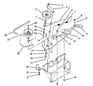 Part Location Diagram of 93-8007 Toro Belt-v