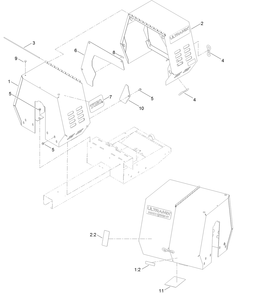 Part Location Diagram of 137-7483 Toro Decal-Service