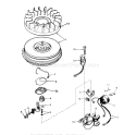 Magneto Diagram and Parts List for 38010 0000001-0999999 - 1980 Toro Snow Blower