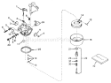 Part Location Diagram of 632108 Tecumseh Choke Shaft & Lever Assembly