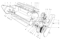 Lower Main Frame Diagram and Parts List for 38020 8000001-8999999 - 1978 Toro Snow Blower