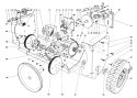 Traction Assembly Diagram and Parts List for 38045 0000001-0999999 - 1980 Toro Snow Blower