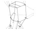 Snow Cab Assembly Diagram and Parts List for 38045 1000001-1999999 - 1981 Toro Snow Blower