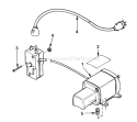 Starter Motor Kit Diagram and Parts List for 38050 0000001-0999999 - 1980 Toro Snow Blower