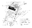 Page H Diagram and Parts List for 38040 3000001-3999999 - 1983 Toro Snow Blower