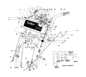 Page H Diagram and Parts List for 38040 5000001-5999999 - 1985 Toro Snow Blower