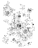 Page E Diagram and Parts List for 38050 6000001-6999999 - 1986 Toro Snow Blower
